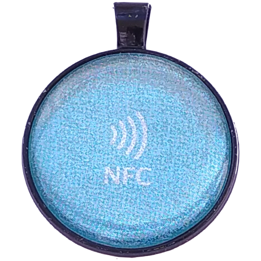 NFC Tag keychain with 2 separate profiles!